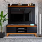 Rack Ripado 2 Portas Com Painel Para Tv 50 Polegadas Astúrias