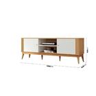 Rack Ripado 2 Portas Com Painel Para Tv Até 60 Polegadas Grec