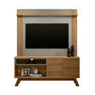 Rack Ripado Camboriú Com Painel Tulum Para Tv 55 Polegadas Li