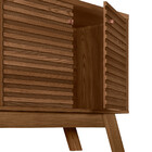 Rack Ripado Camboriú Com Painel Tulum Para Tv 55 Polegadas Li