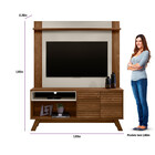 Rack Ripado Camboriú Com Painel Tulum Para Tv 55 Polegadas Li