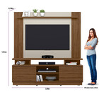 Rack Ripado New Blumenau Com Painel Tulum Para Tv 55 Polegada