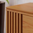 Rack Ripado Para Tv Até 60 Polegadas Com Pés Madeira Maciça E