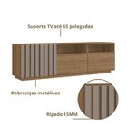 Rack Ripado Para Tv Até 65 Polegadas 180cm Com Três Portas -