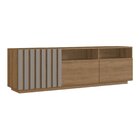 Rack Ripado Para Tv Até 65 Polegadas 180cm Com Três Portas -