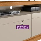 Rack Ripado Para Tv Até 75 Polegadas 2 Portas 181cm Cronos Ca