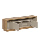 Rack Ripado Para Tv Até 75 Polegadas 2 Portas 181cm Cronos Ca