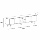 Rack Roma 2.17 Hannover/fendi - Casa D Móveis