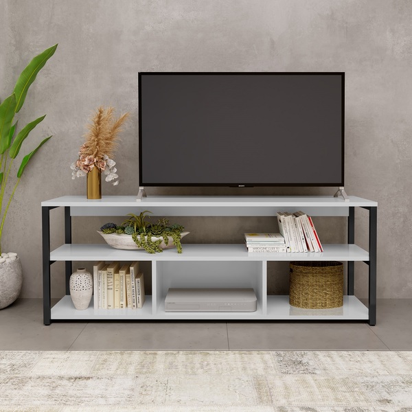 Rack Roma Estilo Industrial Retrô Com Pés De Ferro