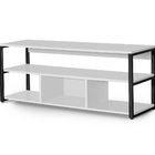 Rack Roma Estilo Industrial Retrô Com Pés De Ferro