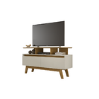 Rack Rubi 1.2 Cinamomo/off White – Bechara Móveis