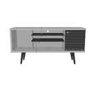 Rack Safira Off White Cinamomo 135 Cm