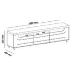 Rack Sala De Estar Tv 75 Pol 200 Cm Arly
