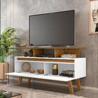 Rack Sala Rubi 1.2 Para Tv Até 50 2 Portas Pé Madeira Macica