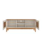 Rack Sala Safira Para Tv Até 55 Polegadas Com Pés Em Madeira