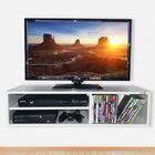 Rack Sala Suspenso Branco Em Mdf