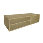 Rack Sala Suspenso Natural Em Mdf