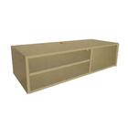 Rack Sala Suspenso Natural Em Mdf
