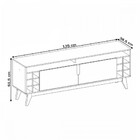 Rack Sala Wine Para Tv Até 55 Polegadas Com Pés Em Madeira