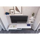 Rack Sem Painel Suspenso Para Quarto Organizador Com 5 Nichos