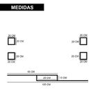 Rack Sem Painel Suspenso Para Sala Quarto 40 Branco