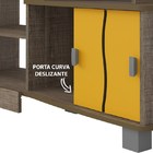 Rack Senna - Artely - Canela / Amarelo