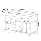 Rack Senna Flex Freijó E Off White 105 Cm