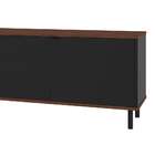 Rack Siena Castanho E Preto 183 Cm