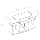 Rack Southport Caramelo Madeirado