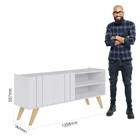 Rack Space Branco 136 Cm