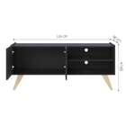 Rack Space Preto 136 Cm