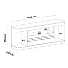 Rack Sport Marrom E Preto 160 Cm