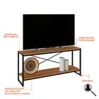 Rack Studio Mel E Preto 120 Cm