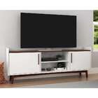 Rack Sumbe Branco E Castanho 160 Cm