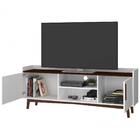 Rack Sumbe Branco E Castanho 160 Cm