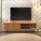 Rack Suspensa Greta Tv Até 70" Carvalho Nobre