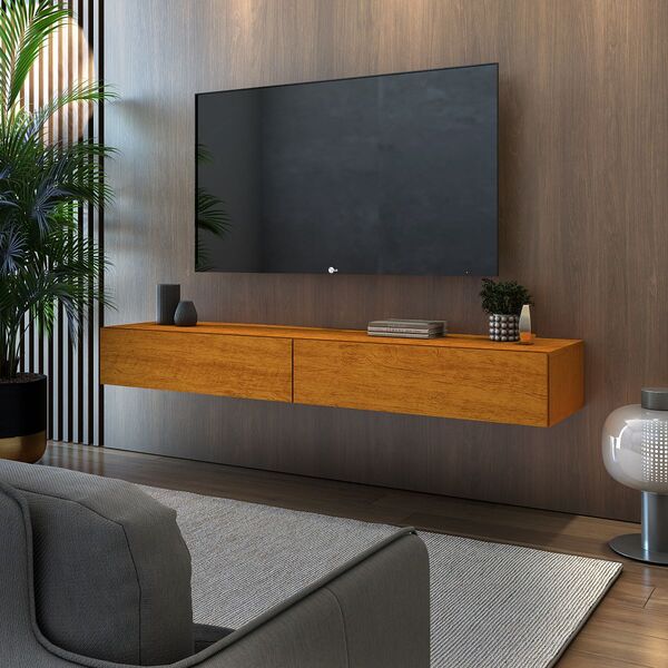 Rack Suspenso 1,40cm Móveis Eros Design Elegante E Organizaçã