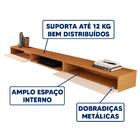 Rack Suspenso 2 Portas Nature Off White 2.2 Versátil Giga Móv