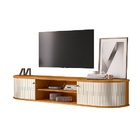 Rack Suspenso Algarve Cinamomo/off White - Madetec Móveis