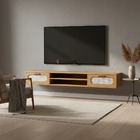 Rack Suspenso Alto Padrão 180cm Sala Aconchegante Premium Nat