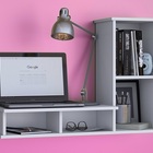 Rack Suspenso Branco Com Prateleiras