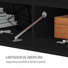 Rack Suspenso Classic 180cm Cool Home Preto