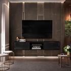 Rack Suspenso Classic 180cm Cool Home Preto