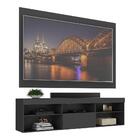 Rack Suspenso Com Painel E Suporte Tv 75" Web Multimóveis V10