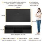 Rack Suspenso Com Painel Para Tv Até 65" Multimóveis Flórida