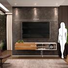 Rack Suspenso Concept 175cm Cool Home Off White/ Nature