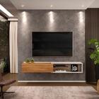 Rack Suspenso Concept 175cm Cool Home Off White/ Nature