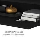 Rack Suspenso Concept 175cm Cool Home Preto/nature