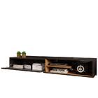 Rack Suspenso Concept 175cm Cool Home Preto/nature