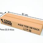 Rack Suspenso Concept 175cm Cool Home Preto/nature